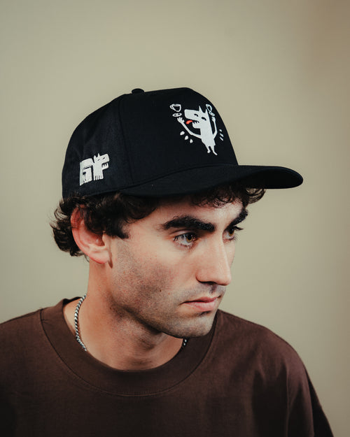 Coffee Snapback Hat (Black)